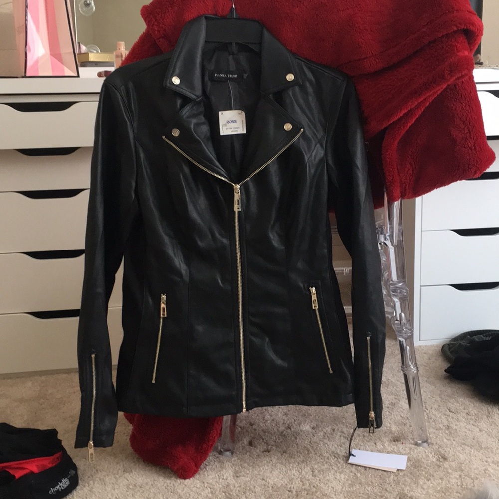 Ivanka trump leather jacket
